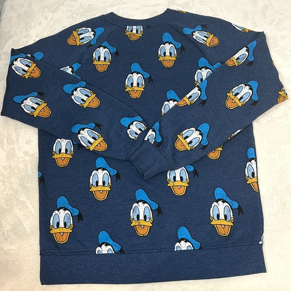 Disney Donald Duck All Over Print Crew Neck Sweatshirt - Picture 4 of 9